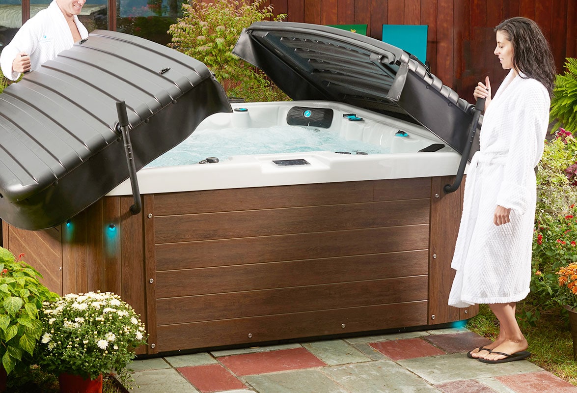 S50-Couple Self Opening Tub Cover 2