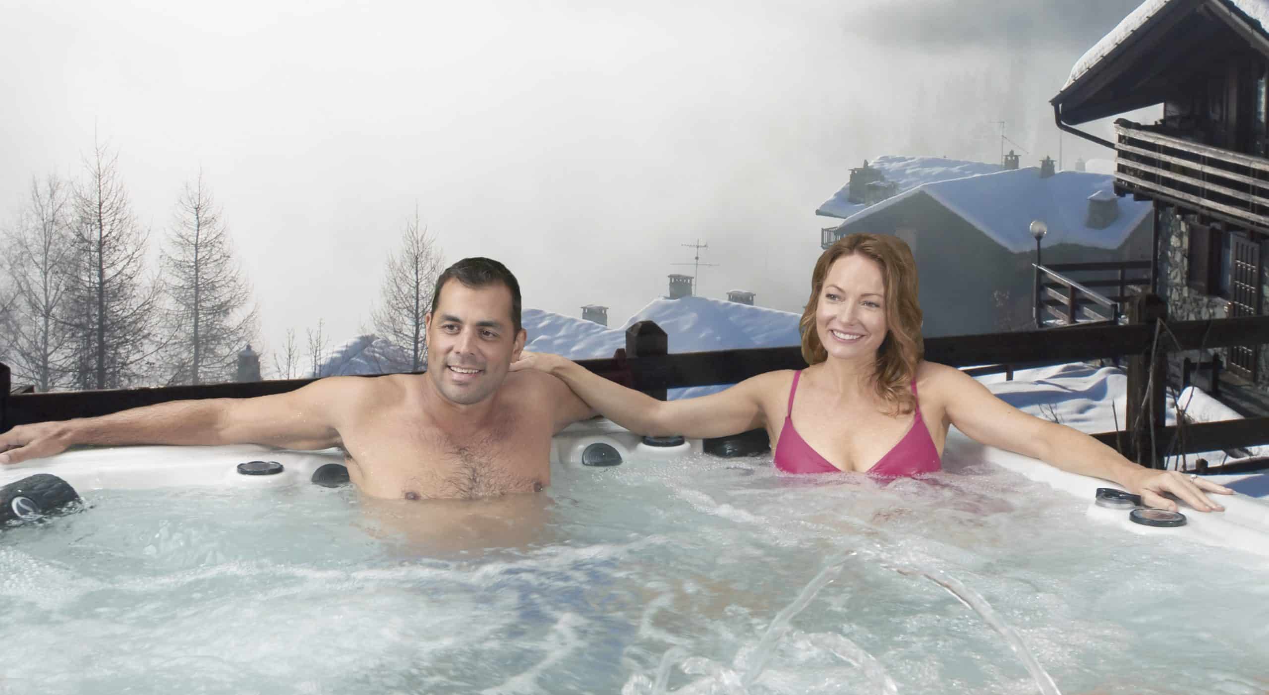 How To Plan A Romantic Valentine's Date: Hot Tub Style-Valentine’sDay-couple - image